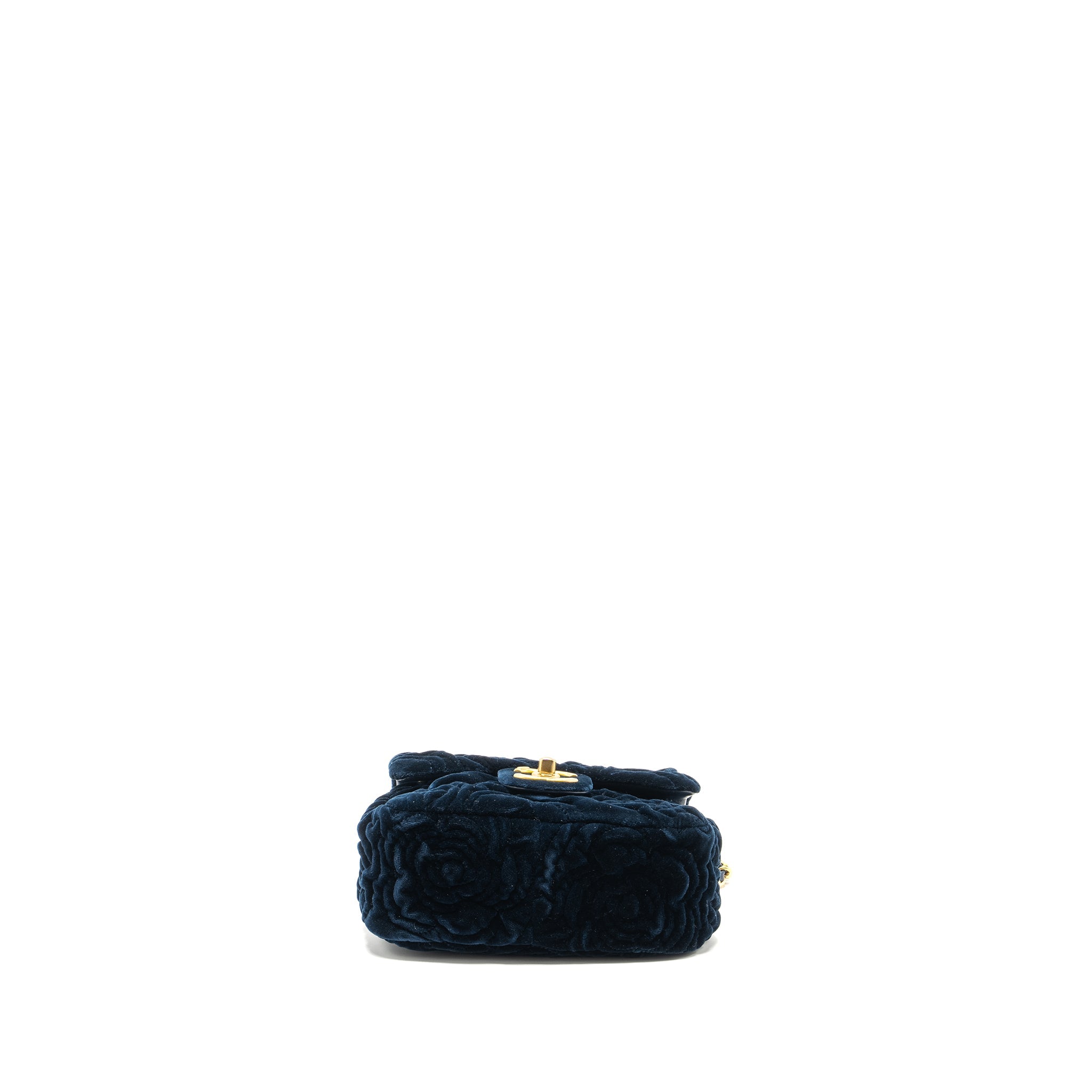 chanel-camellia-embossed-mini-square-flap-bag-velvet-navy-ghw-microchip-copy-1