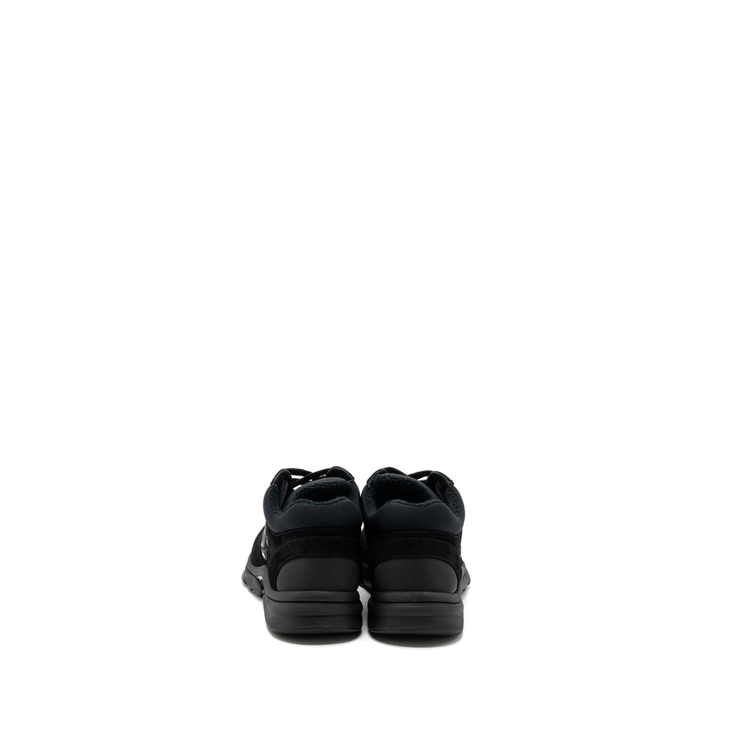 chanel-size-37-5-trainers-sneakers-nylon-suede-leather-black