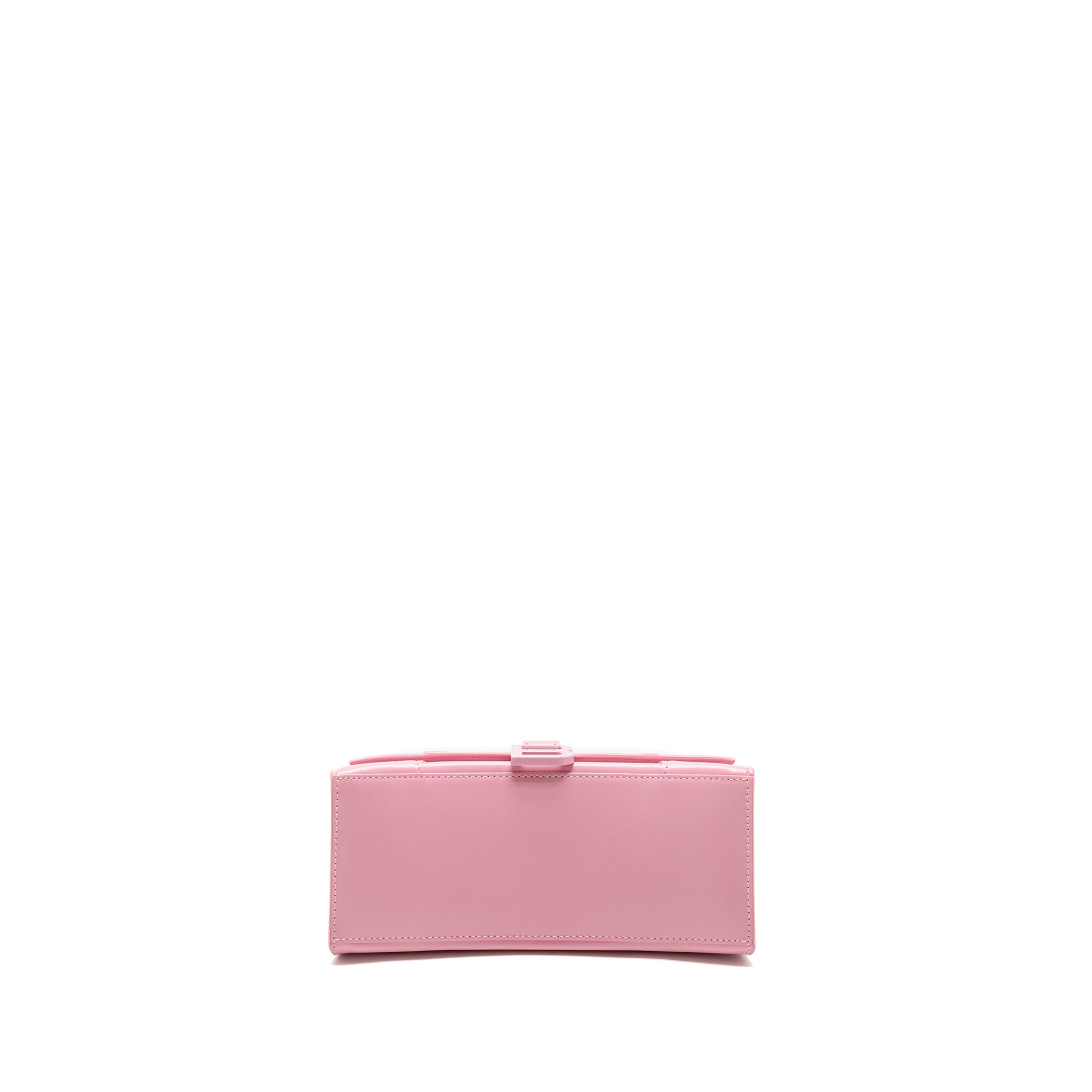 balenciaga-small-hourglass-bag-calfskin-pink-shw