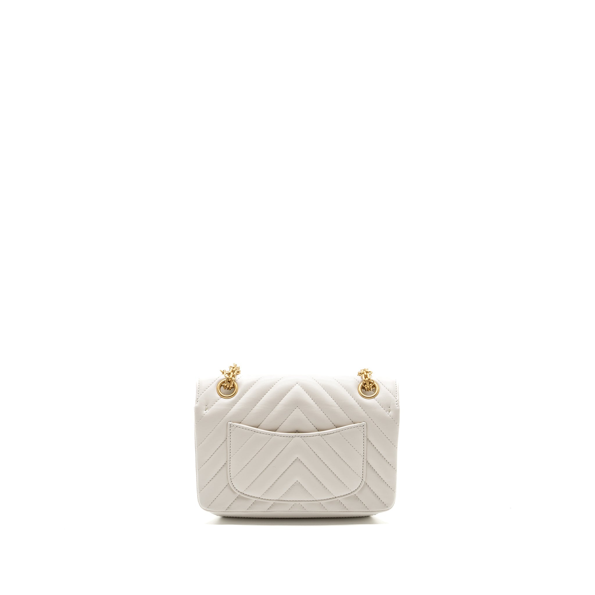 chanel-mini-chevron-2-55-reissue-flap-bag-calfskin-white-ghw-microchip