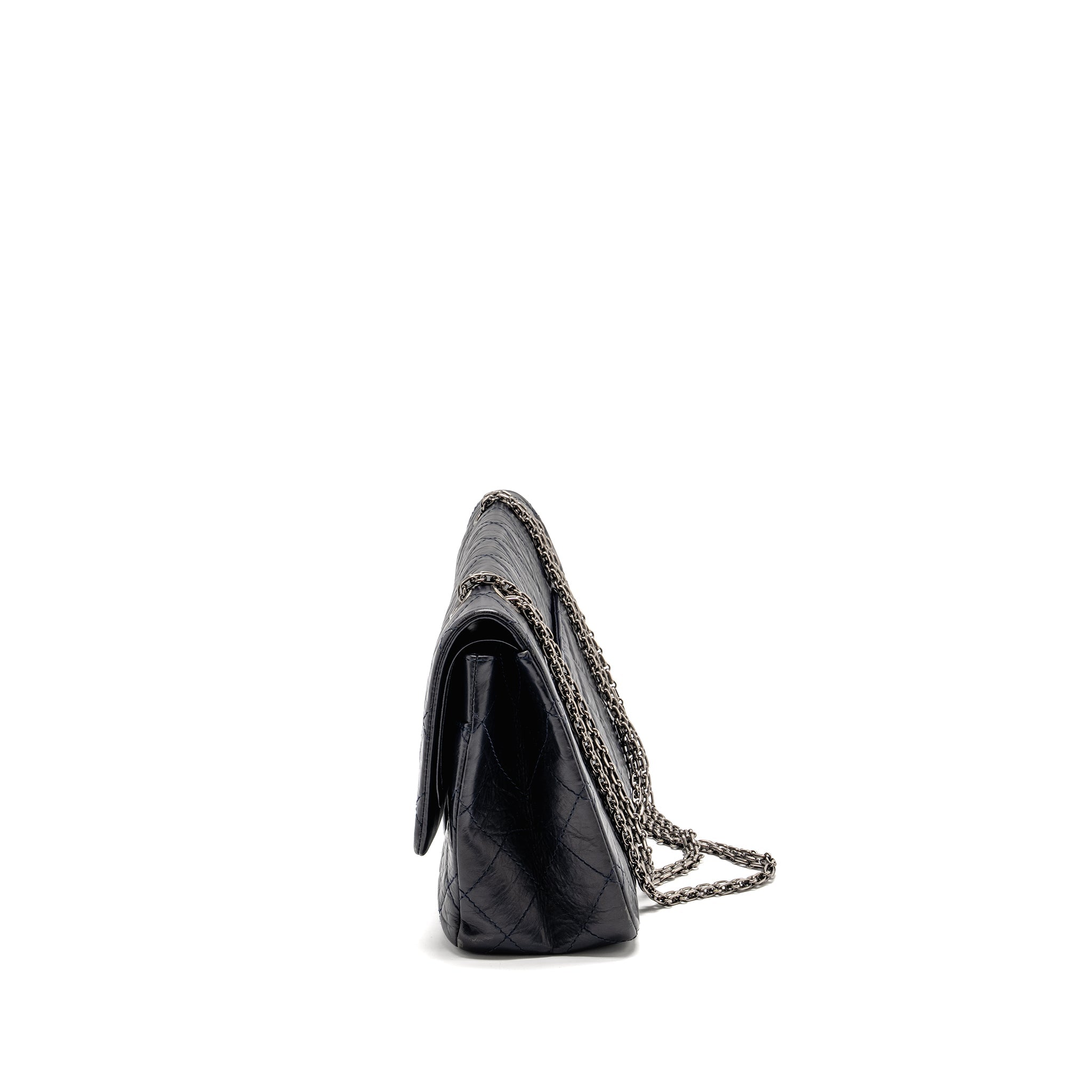 chanel-maxi-2-55-reissue-flap-bag-aged-calfskin-dark-blue-ruthenium-hardware-copy