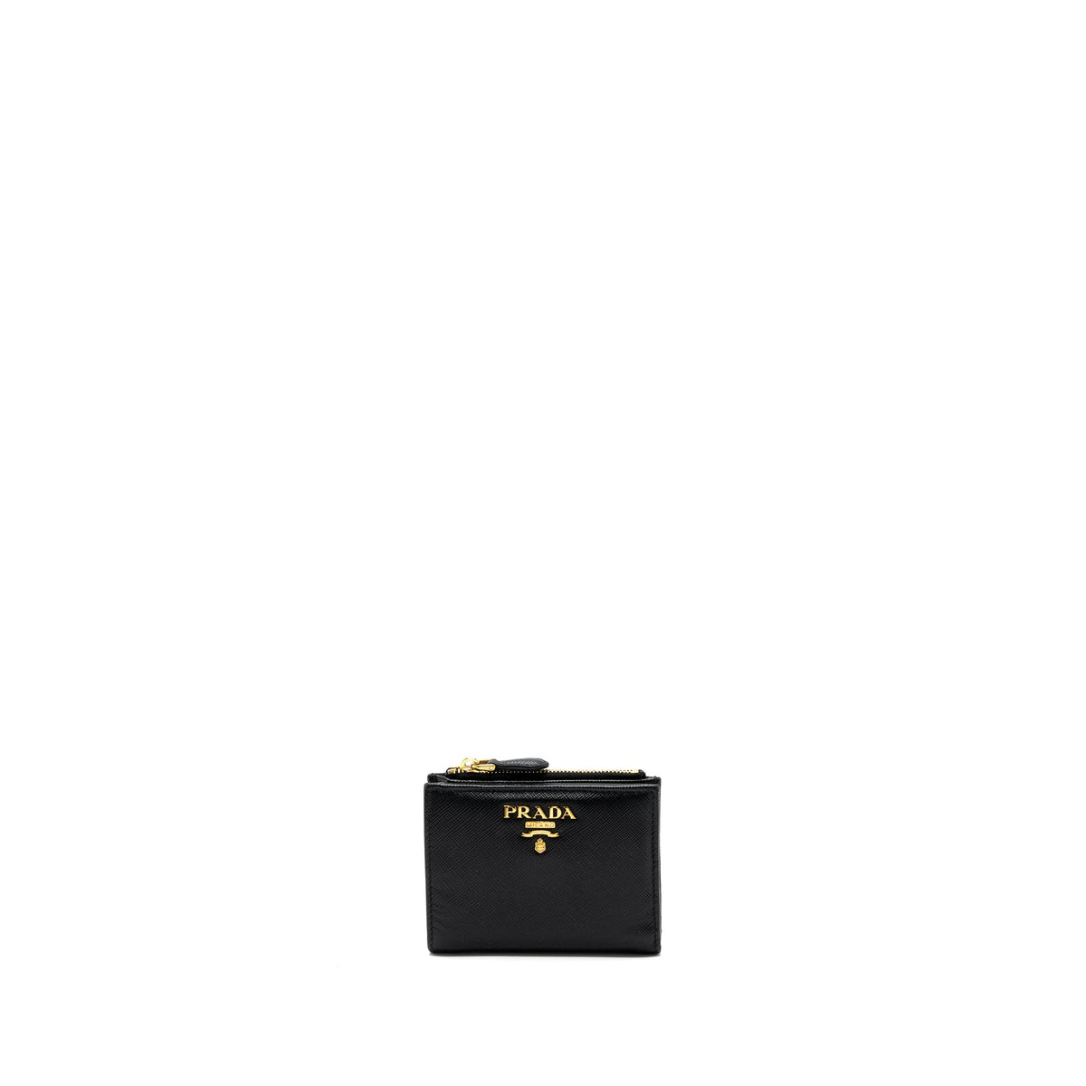 prada-small-saffiano-leather-wallet-black-ghw