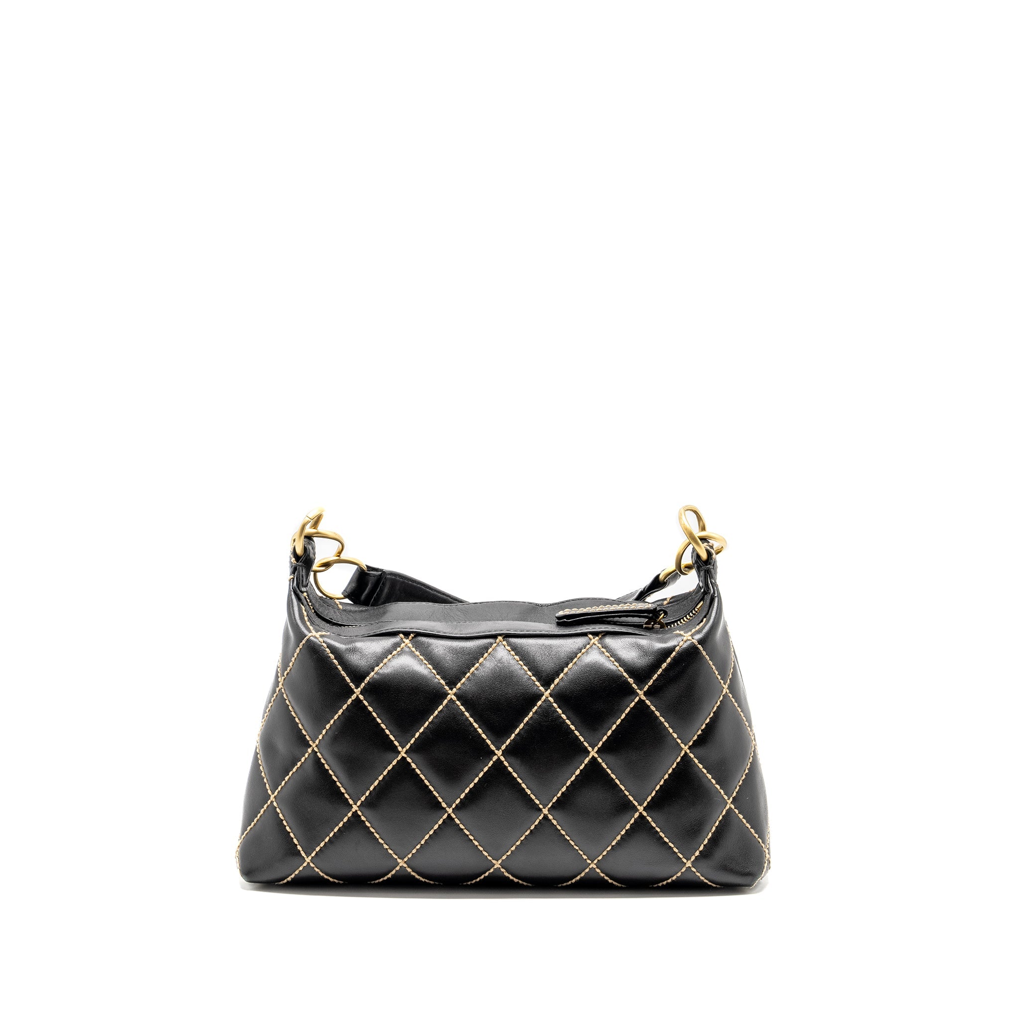 chanel-vintage-wild-stitch-shoulder-bag-calfskin-black-ghw