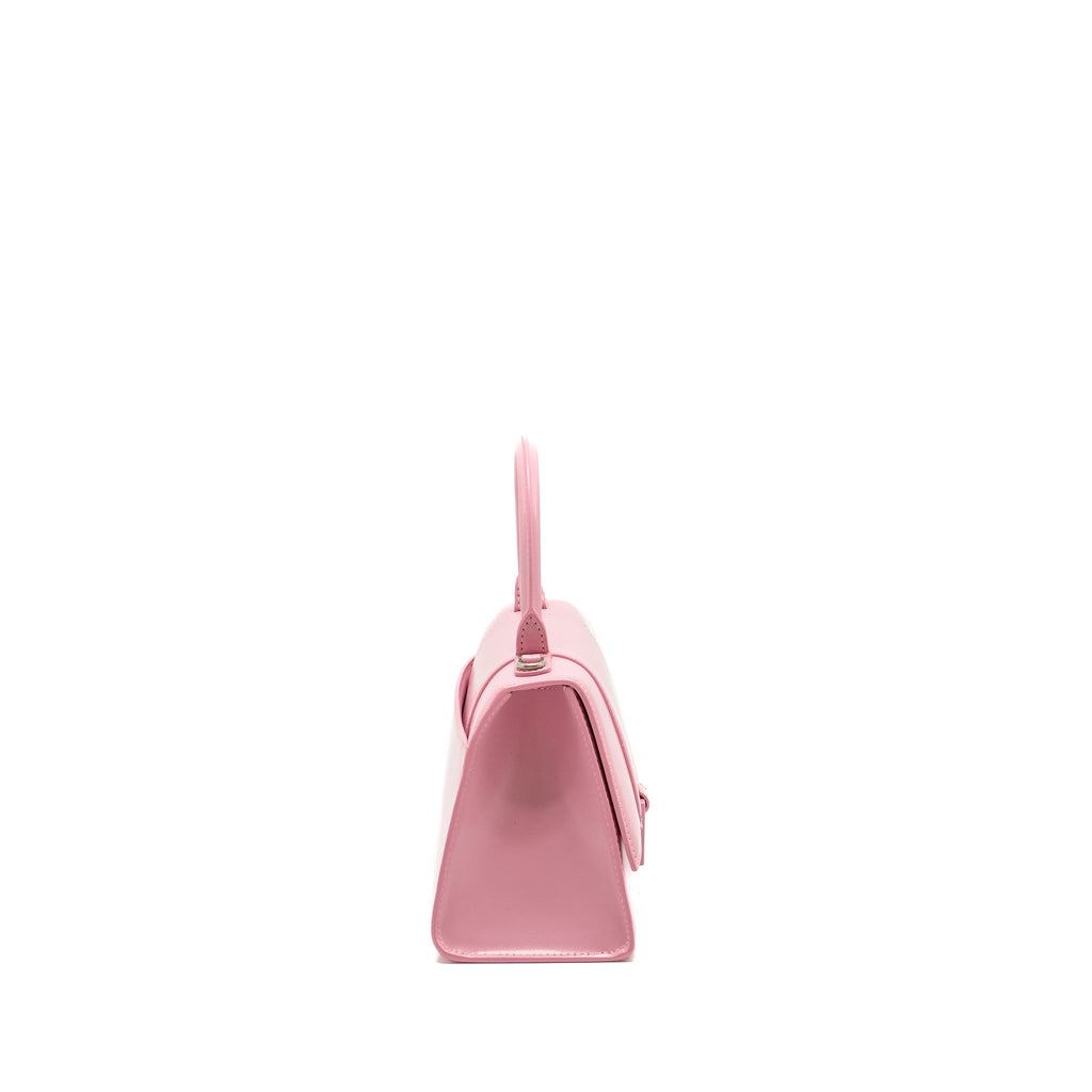 balenciaga-small-hourglass-bag-calfskin-pink-shw