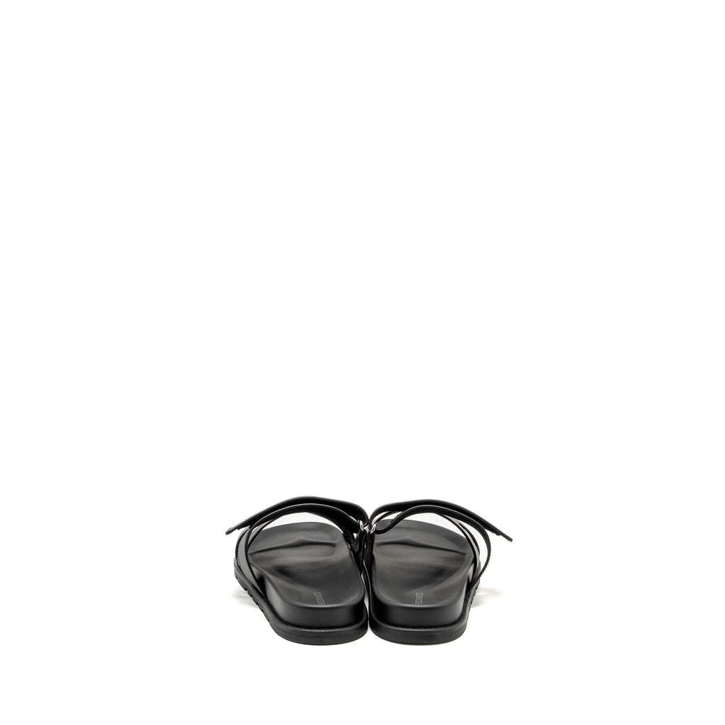 hermes-men-s-size-41-chypre-sandal-calfskin-black