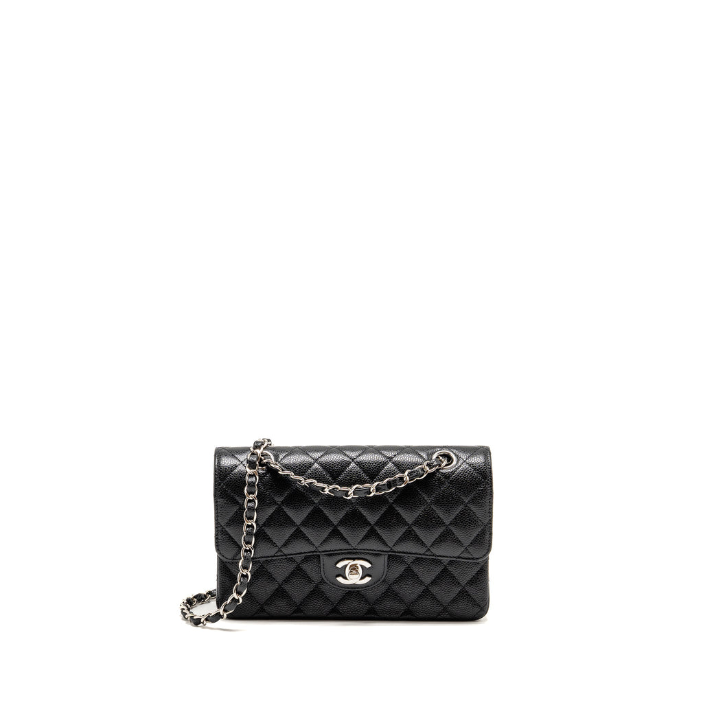 chanel-small-classic-double-flap-bag-caviar-black-shw-copy-1