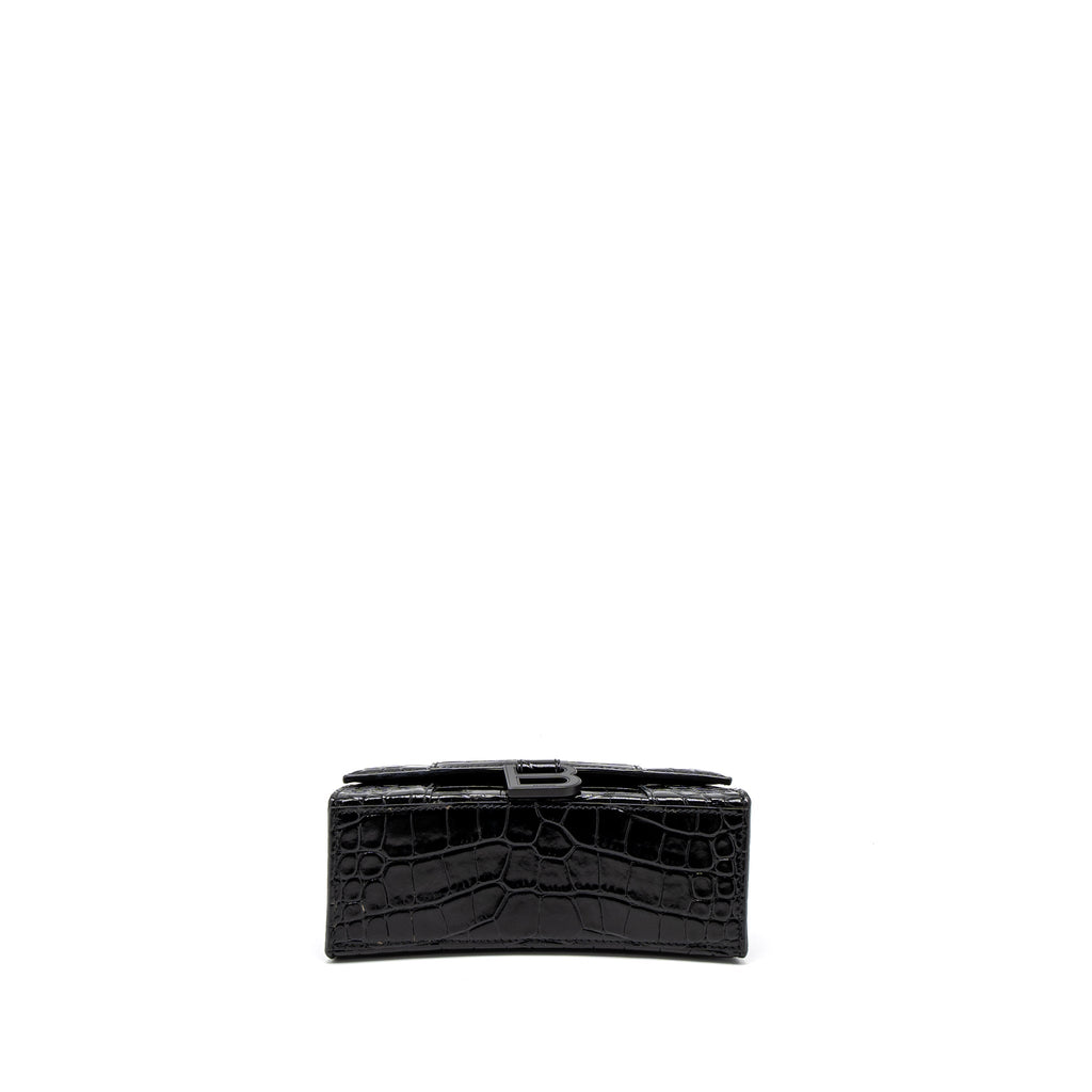 balenciaga-hourglass-xs-croc-embossed-calfskin-so-black-1