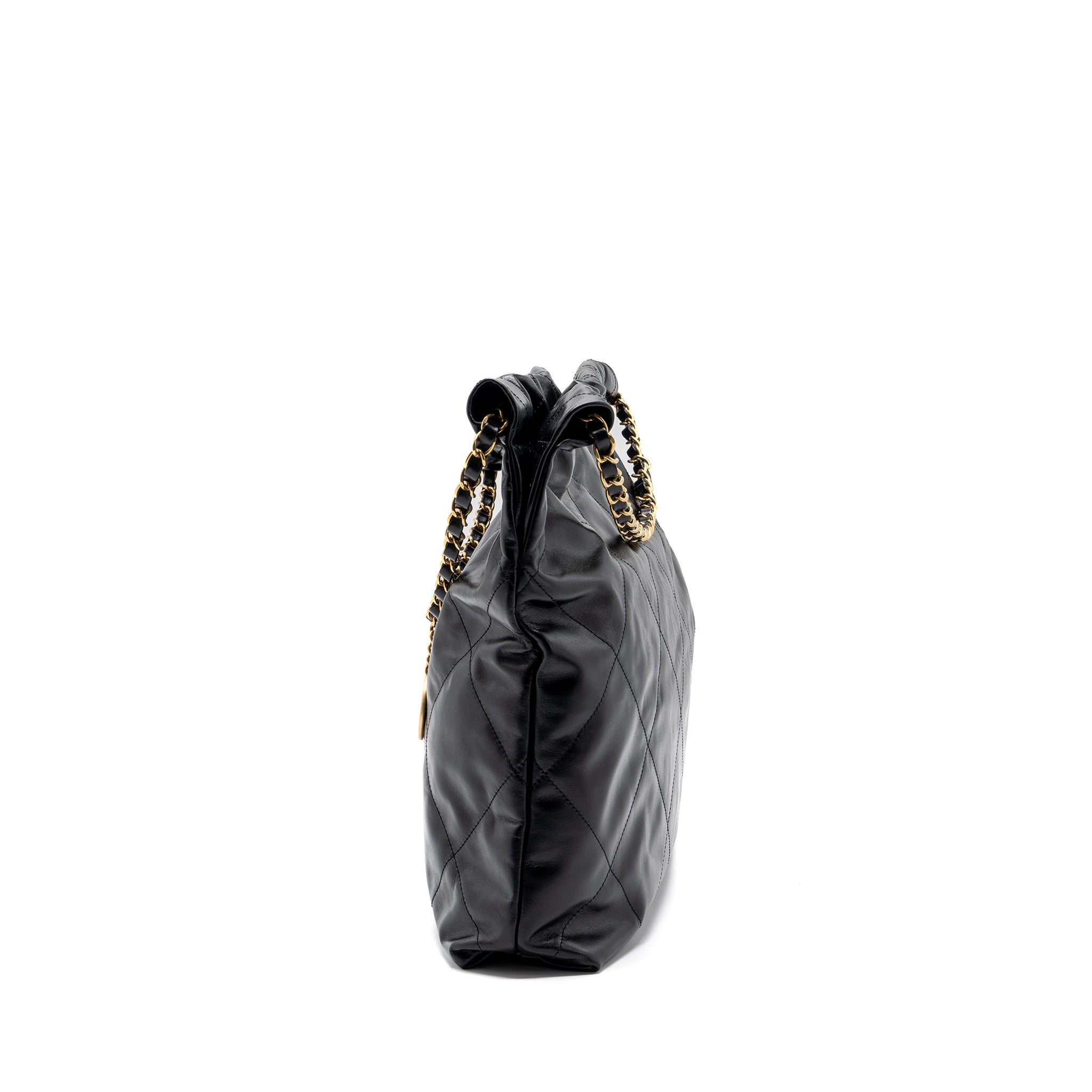 chanel-medium-22-bag-gold-letter-shiny-calfskin-black-ghwmicrochip