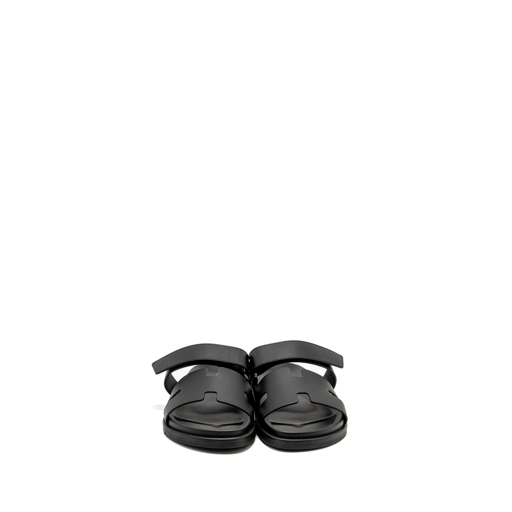 hermes-men-s-size-41-chypre-sandal-calfskin-black