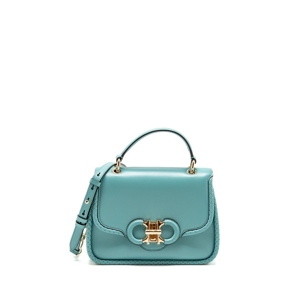 salvatore-ferragamo-top-handle-flap-lock-bag-calfskin-turquoise-lghw