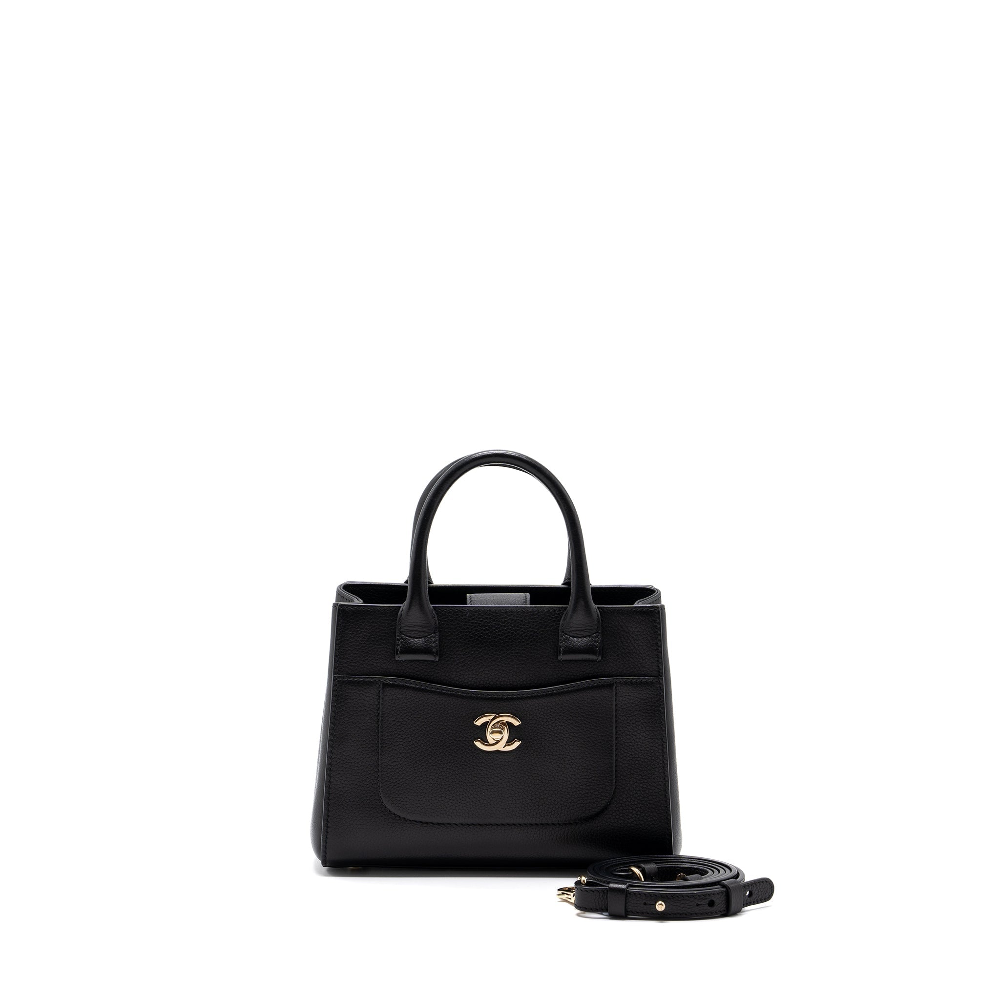 chanel-top-handle-small-tote-bag-grained-calfskin-black-lghw