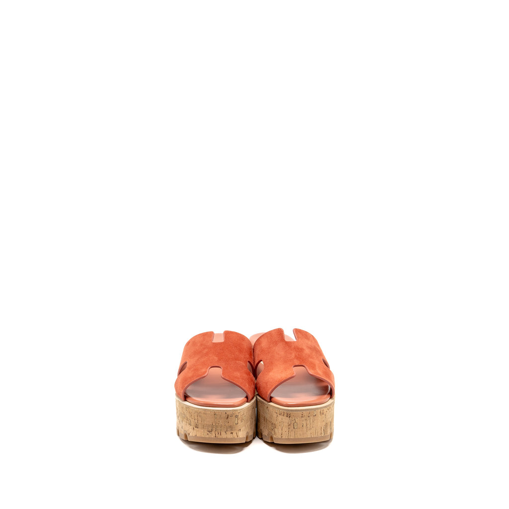 hermes-shoe-orange