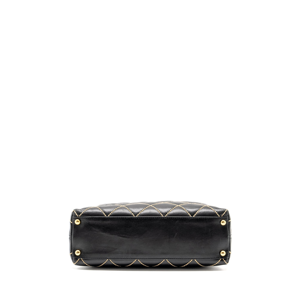 chanel-vintage-wild-stitch-shoulder-bag-calfskin-black-ghw