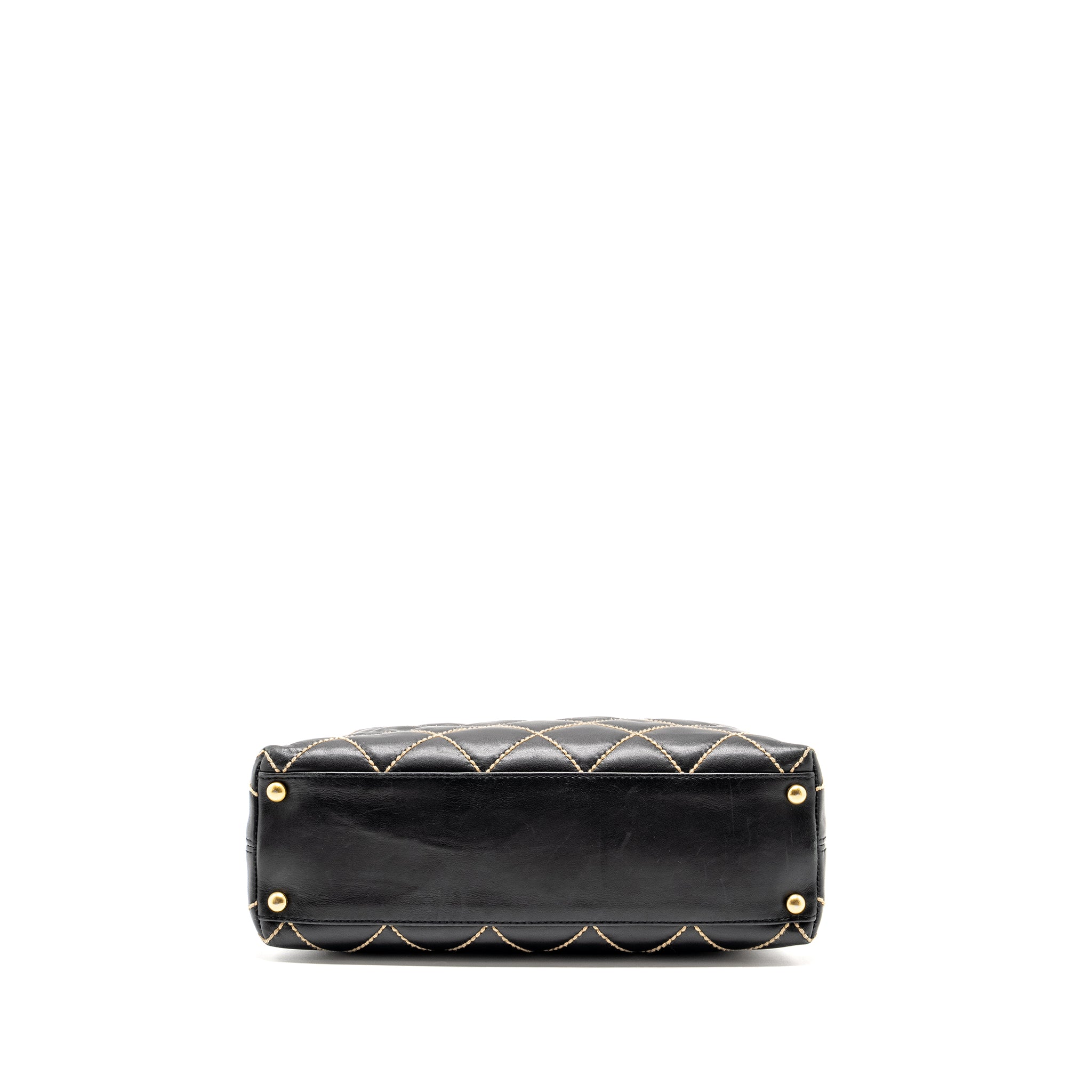chanel-vintage-wild-stitch-shoulder-bag-calfskin-black-ghw