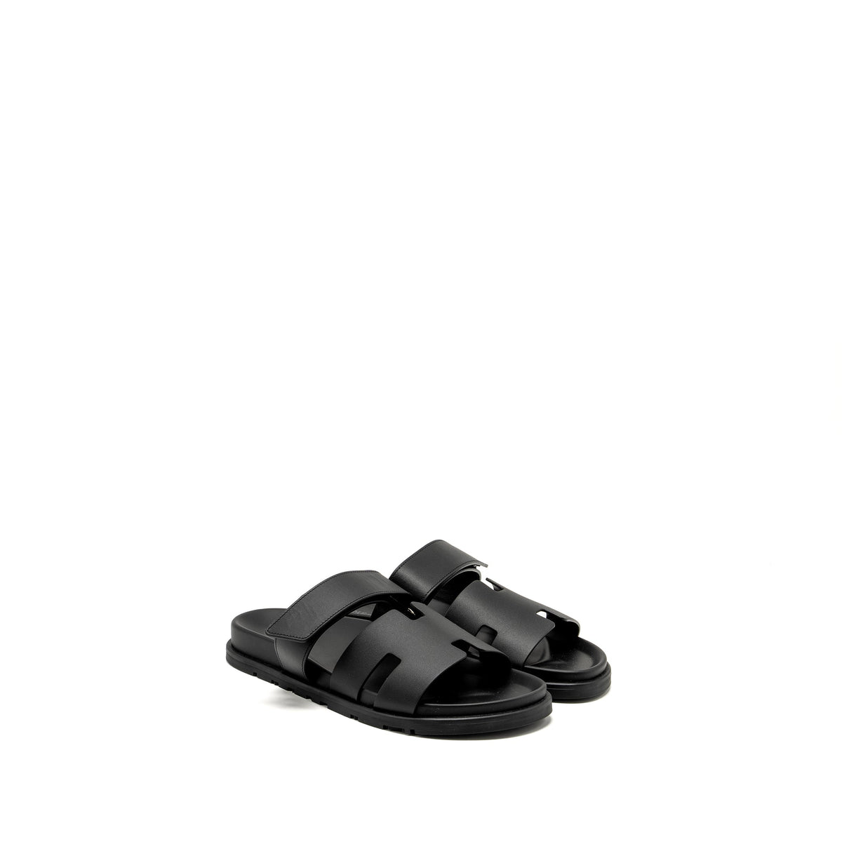 hermes-men-s-size-41-chypre-sandal-calfskin-black