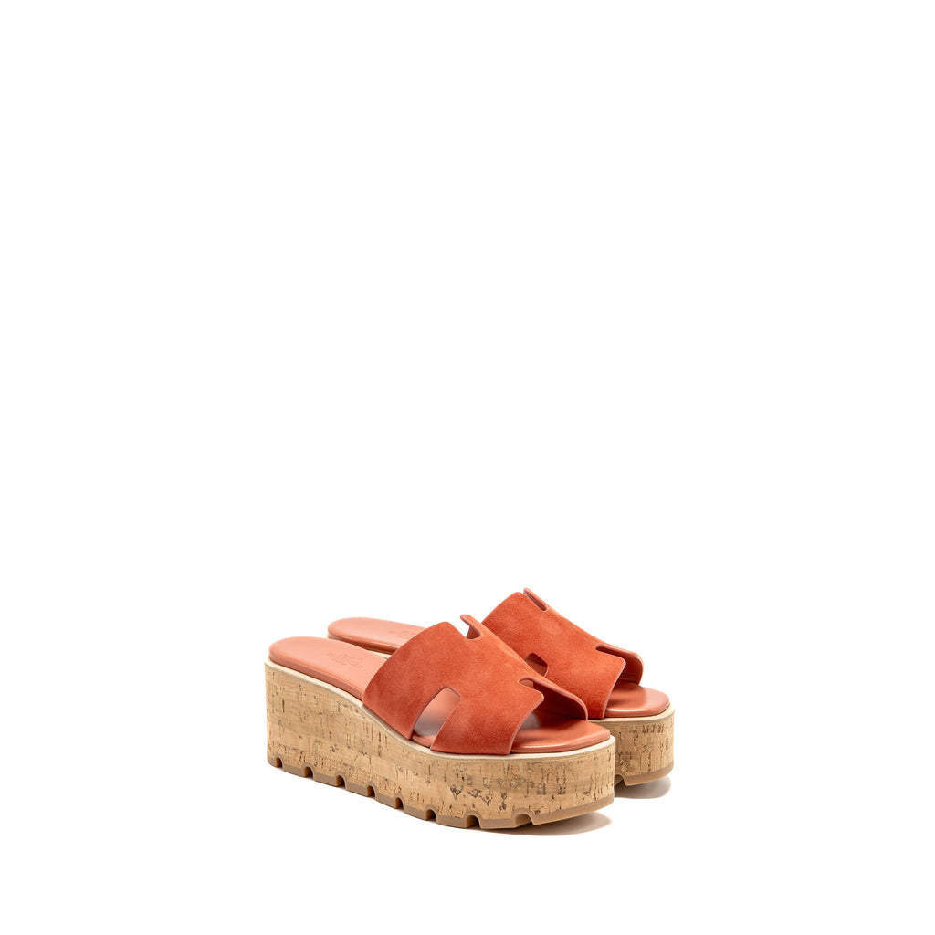 hermes-shoe-orange