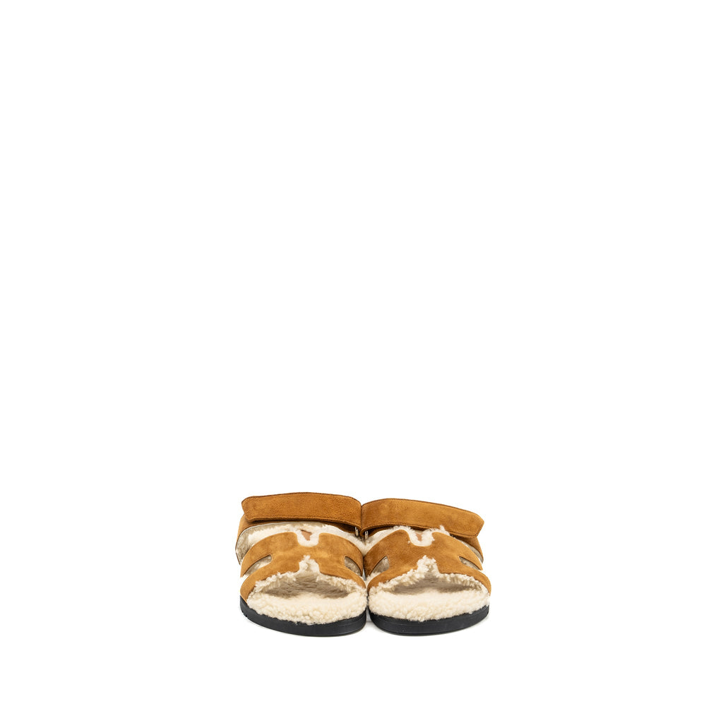 hermes-size-38-chypre-sandal-chevre-velours-shearling-naturel-ecru