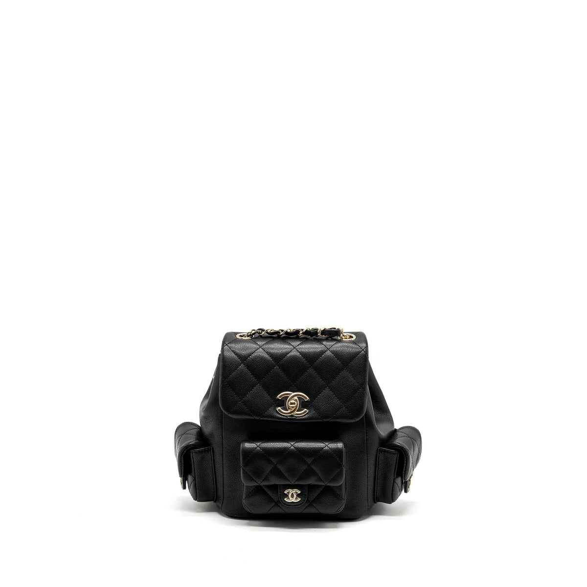 chanel-23k-triple-pocket-backpack-caviar-black-lghw-microchip