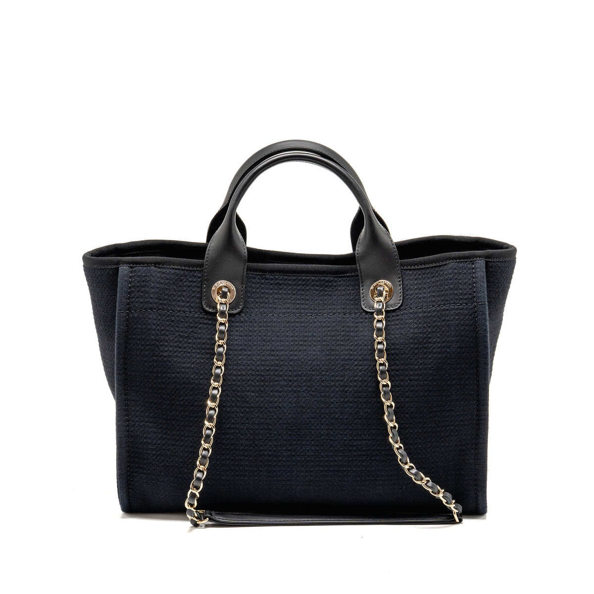 chanel-deauville-tote-bag-canvas-calfskin-black-lghwmicrochip