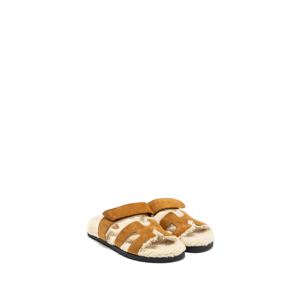 hermes-size-38-chypre-sandal-chevre-velours-shearling-naturel-ecru