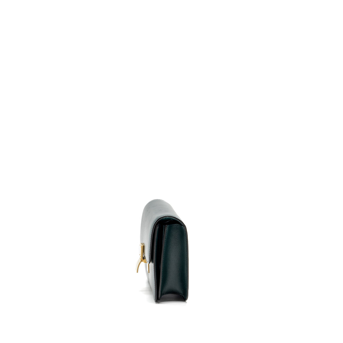 celine-teen-classic-box-bag-calfskin-dark-green-ghw