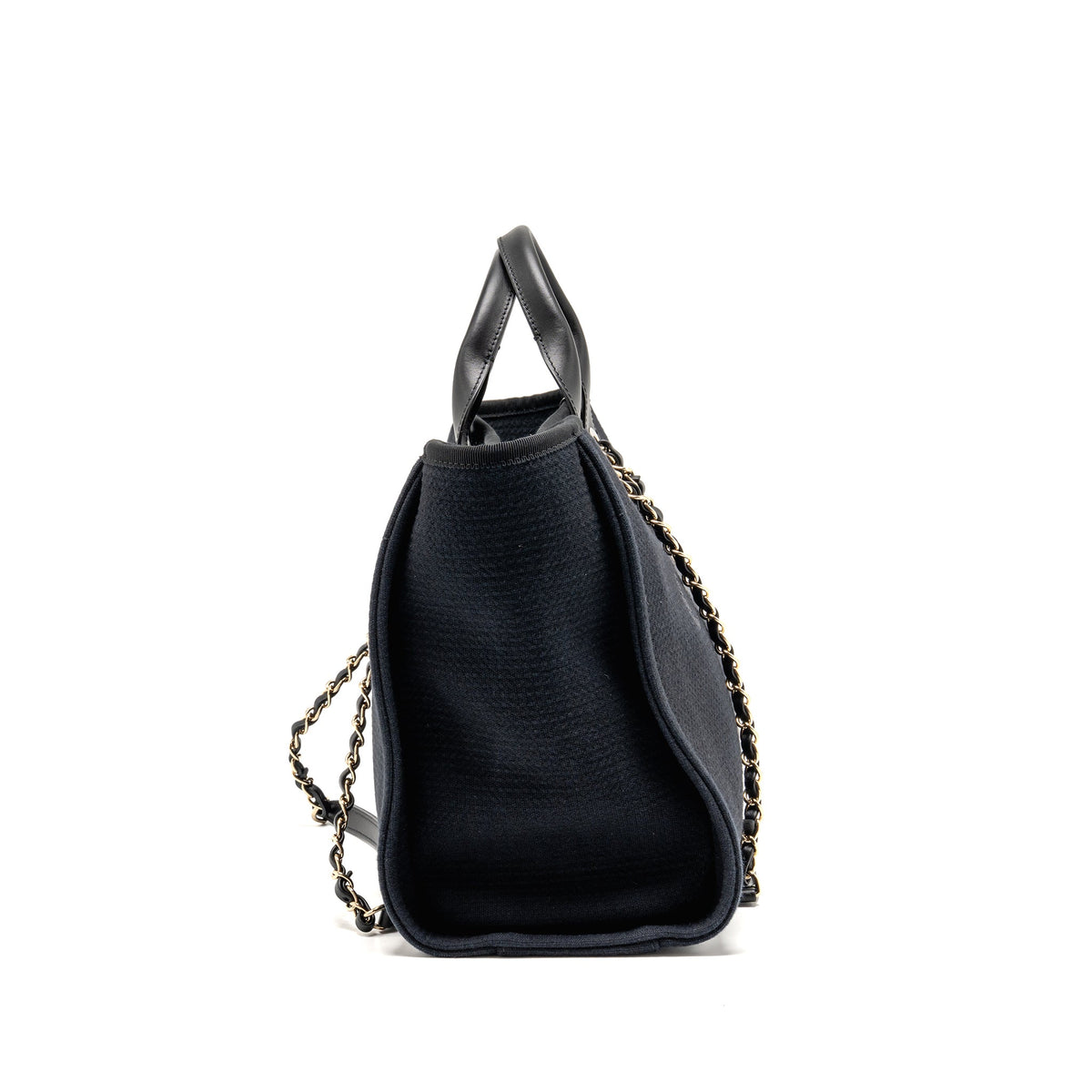 chanel-deauville-tote-bag-canvas-calfskin-black-lghwmicrochip
