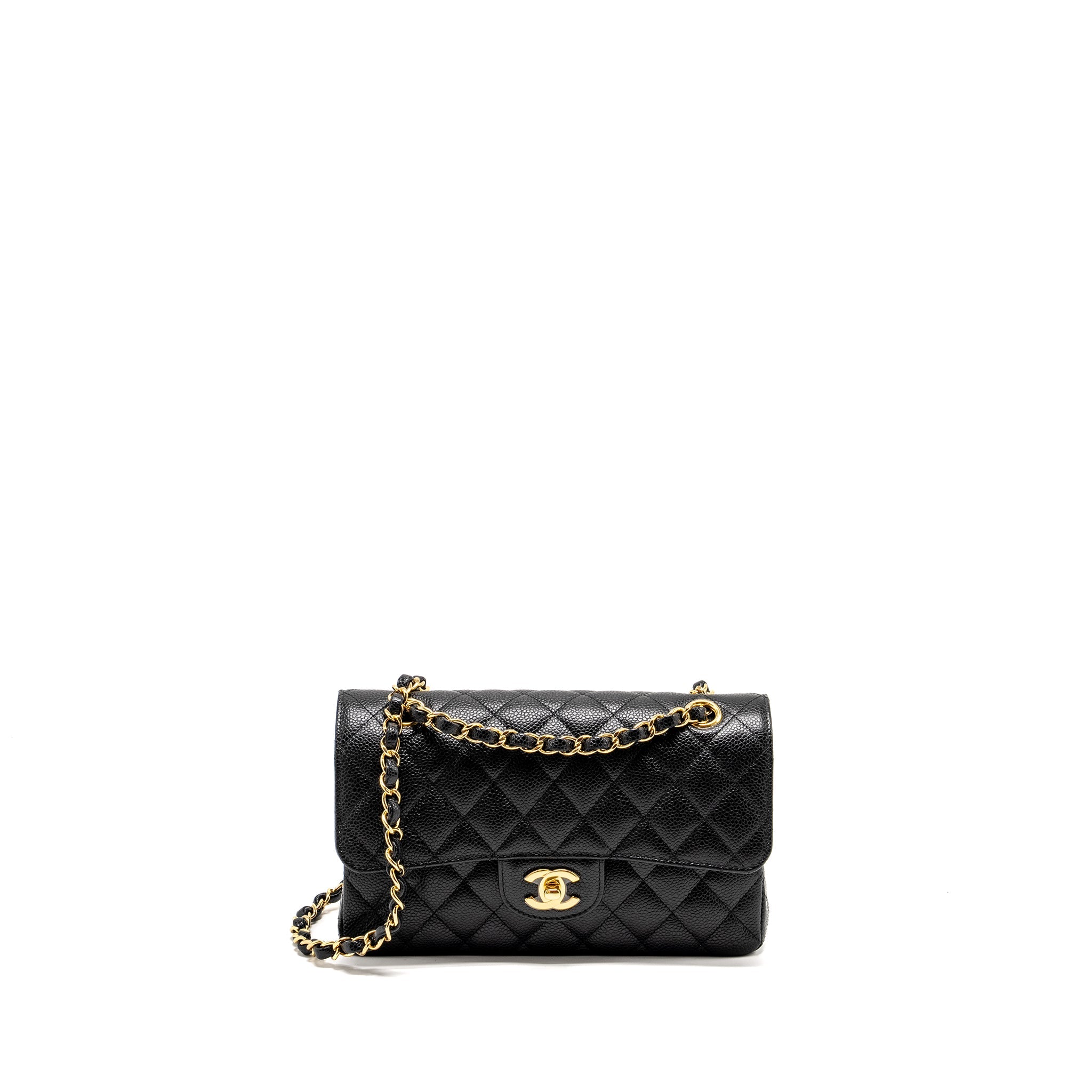 chanel-small-classic-double-flap-bag-caviar-black-ghw-microchip-copy