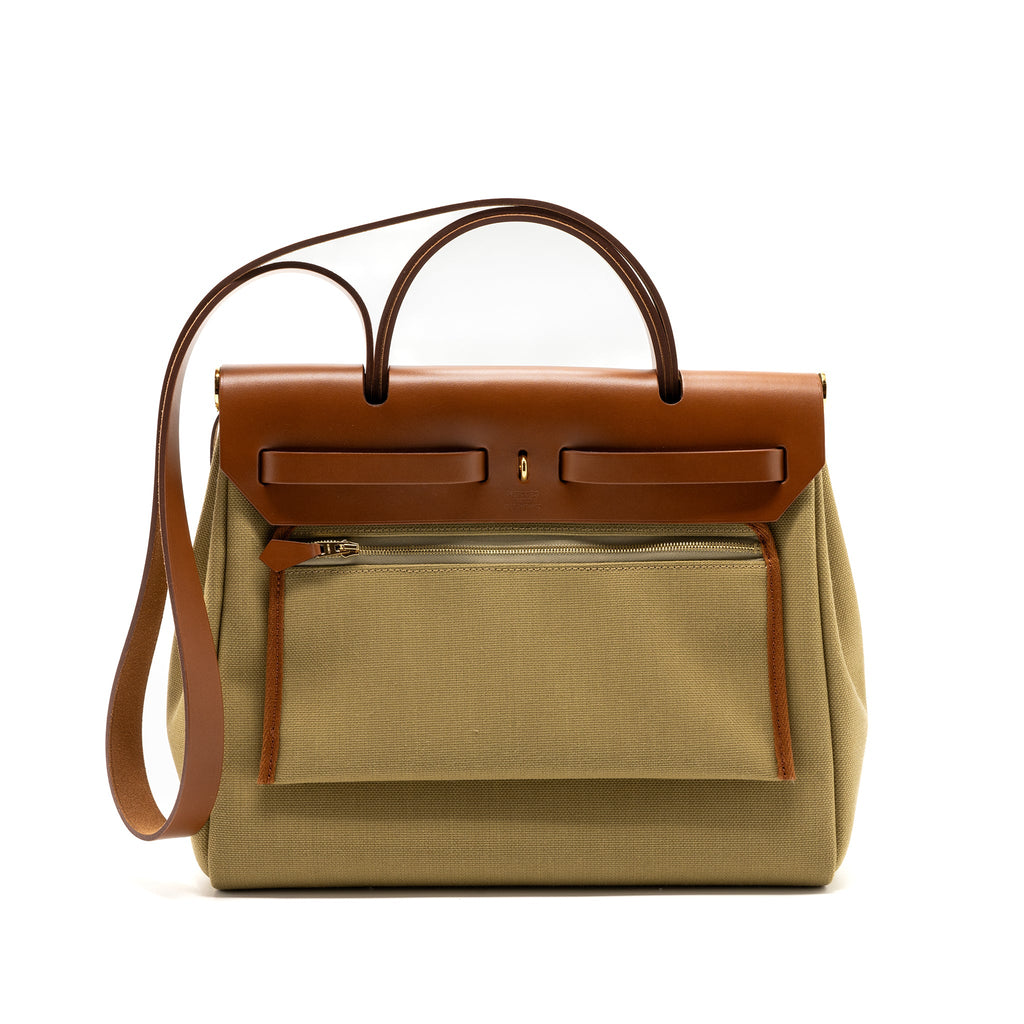 hermes-herbag-31-zip-bag-retourne-canvas-vache-hunter-poussiere-fauve-ghw-stamp-y