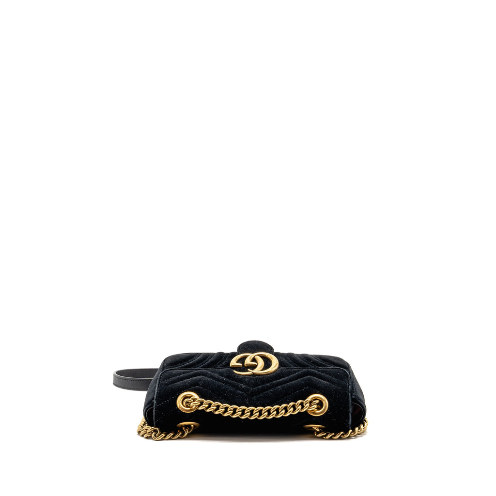 gucci-mini-marmont-velvet-black-ghw-2