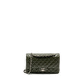 chanel-medium-classic-double-flap-bag-caviar-olive-green-shw