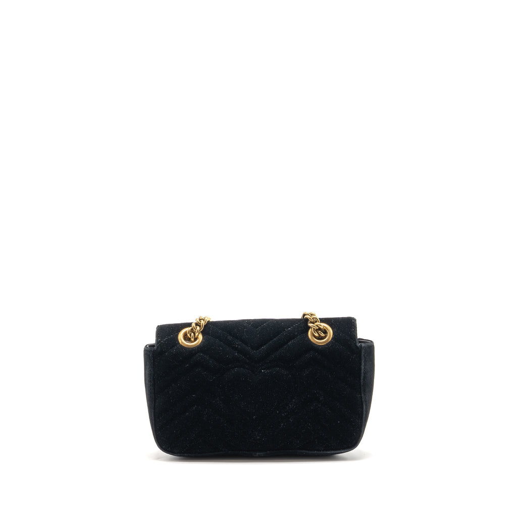 gucci-mini-marmont-velvet-black-ghw-2
