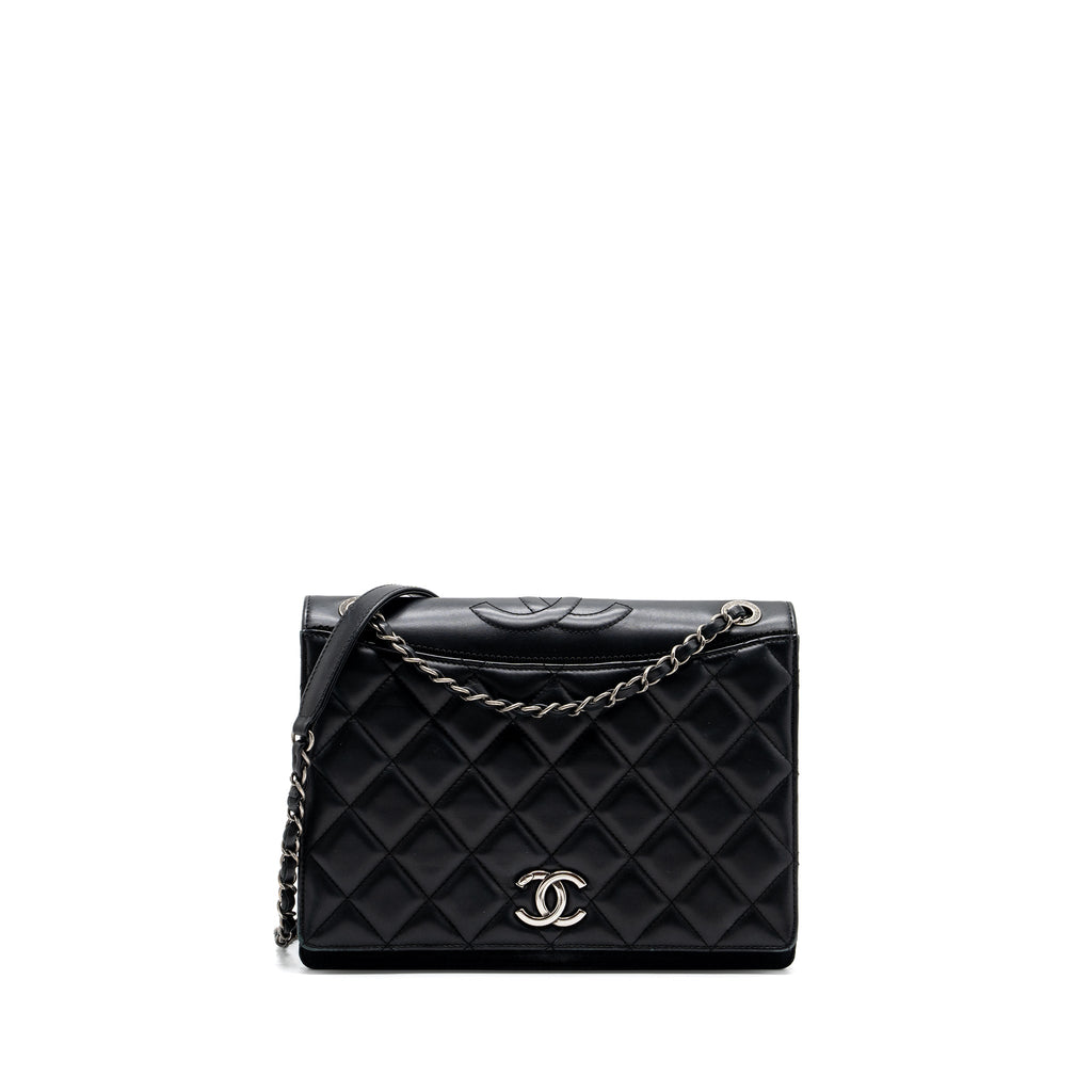chanel-quilted-flap-bag-calfskin-black-ruthenium-hardware-copy