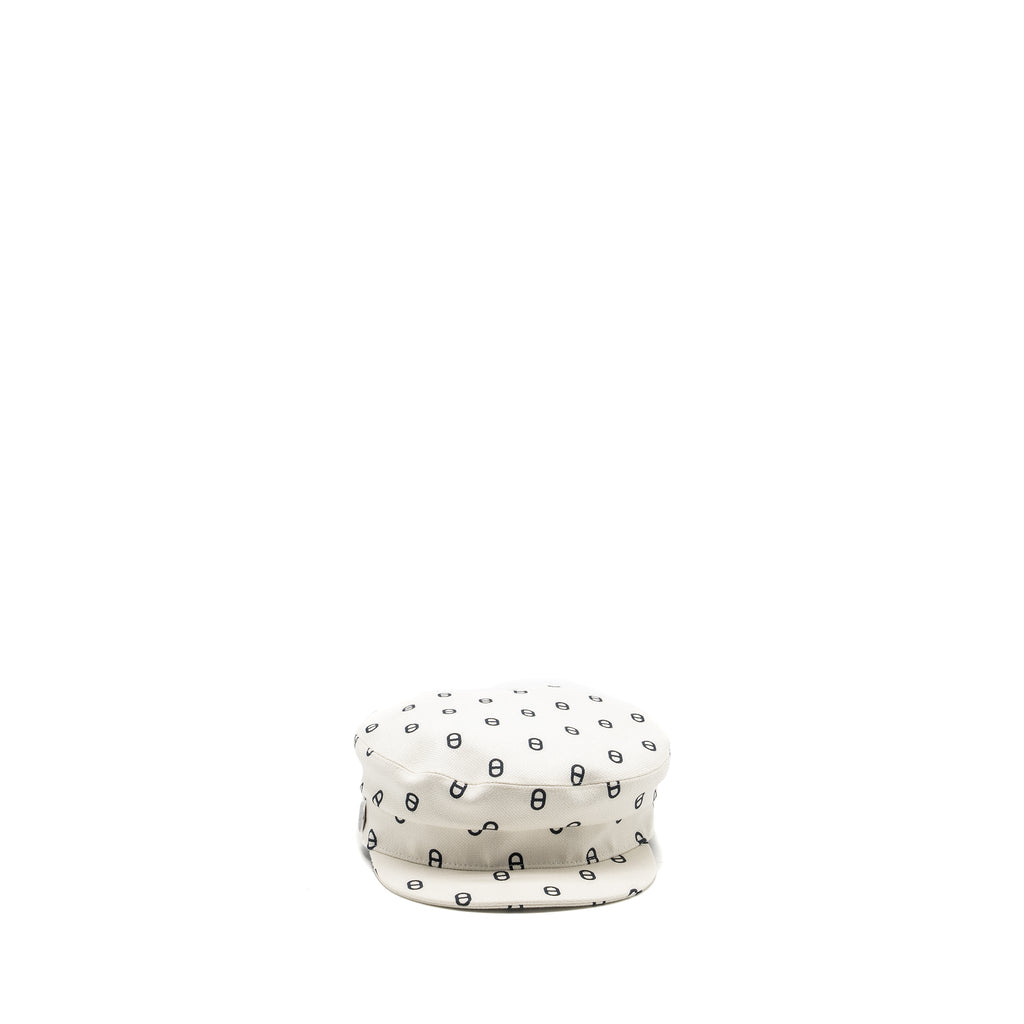 hermes-size-58-casquette-vauban-toile-h-imprimee-chaine-d-ancre-blanc