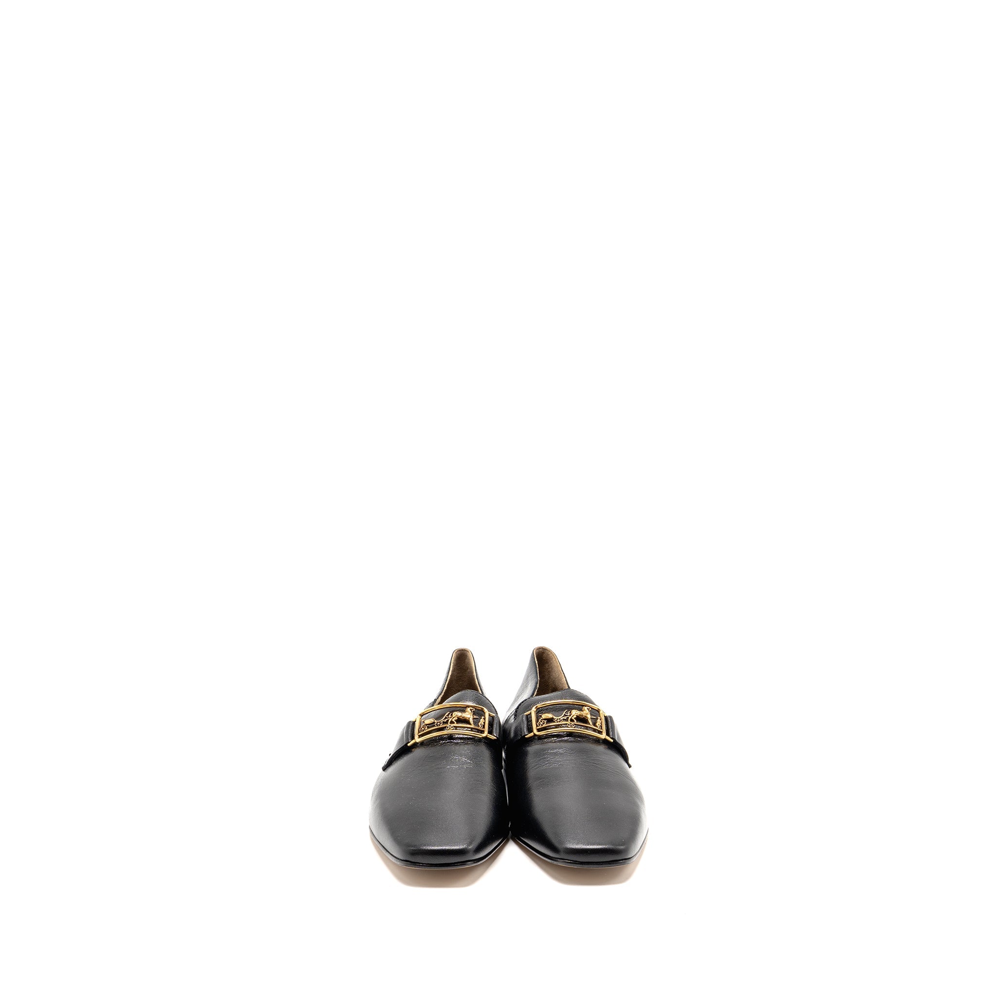 hermes-size-37-time-loafer-leather-black-ghw