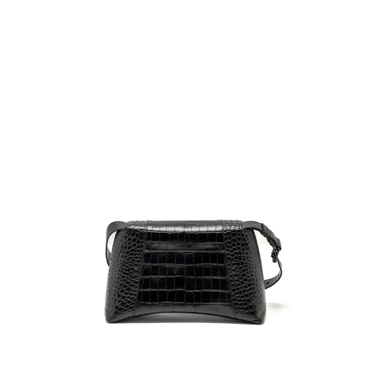 balenciaga-limited-edition-downtown-small-shoulder-bag-croc-embossed-calfskin-black-with-black-hardware-copy
