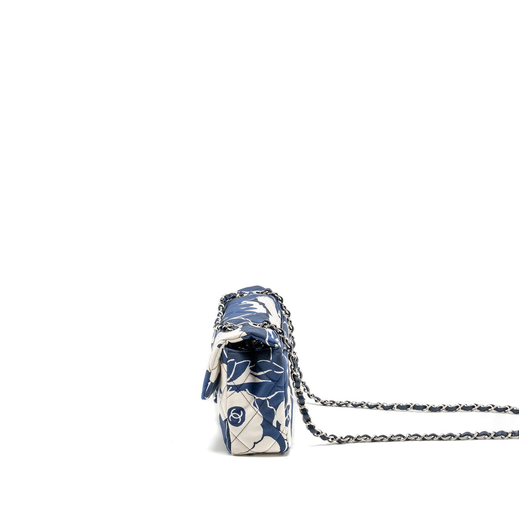 chanel-medium-limited-edition-flora-printed-classic-flap-bag-silk-blue-white-shw-microchip