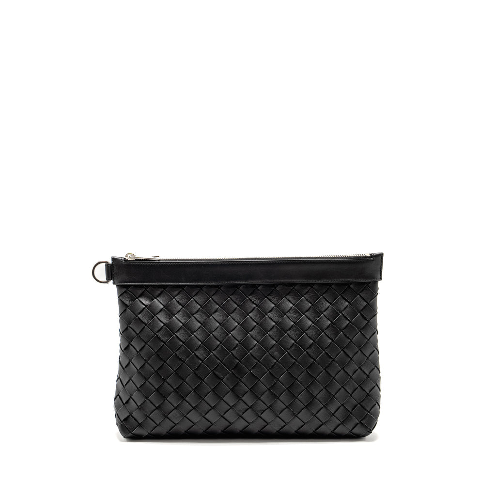 bottega-veneta-intrecciato-pouch-calfskin-black-shw