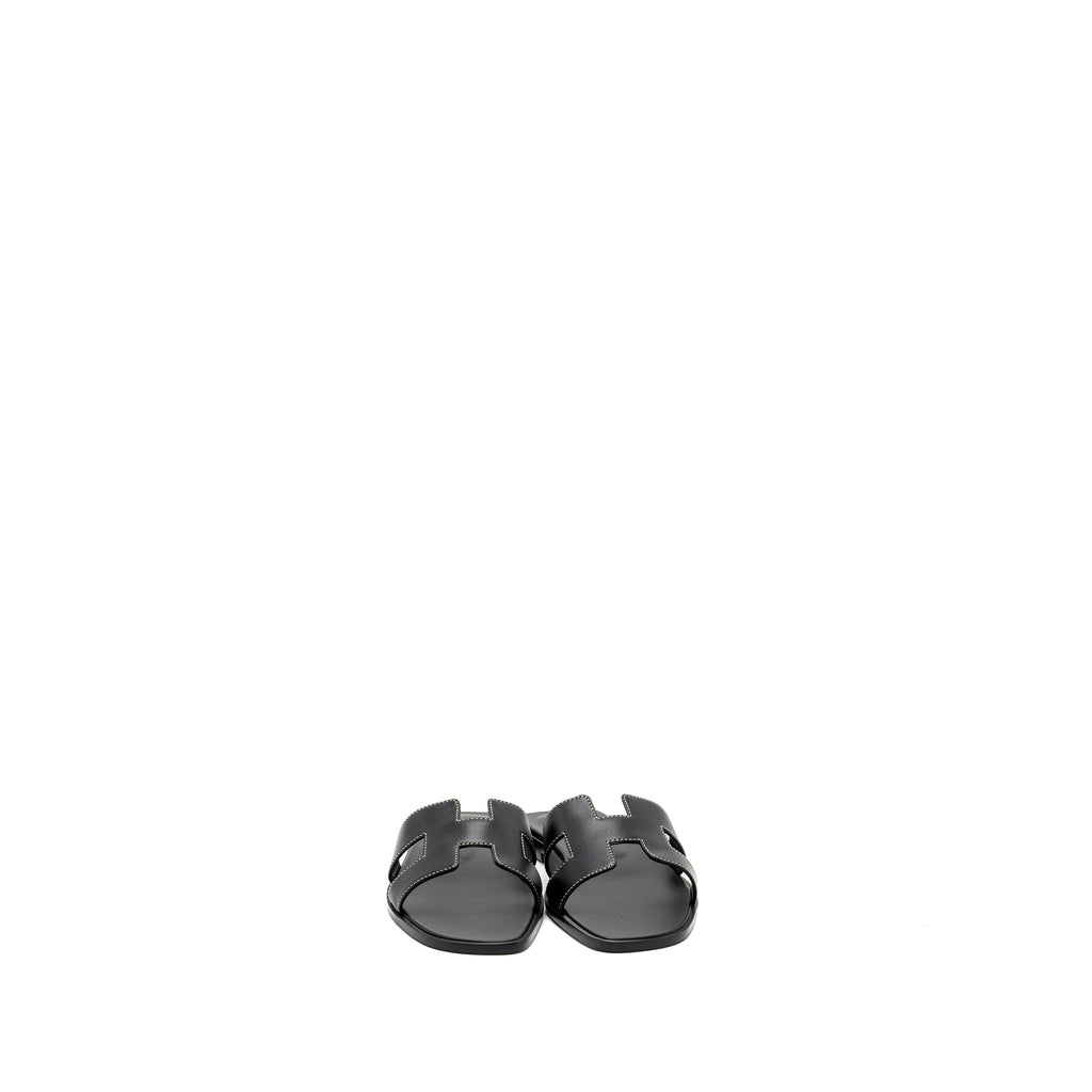 hermes-size-38-oran-sandal-box-calfskin-leather-black