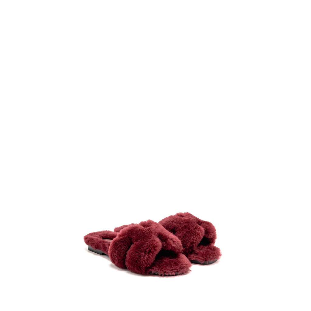 hermes-size-36-oran-sandals-shearling-burgundy-copy