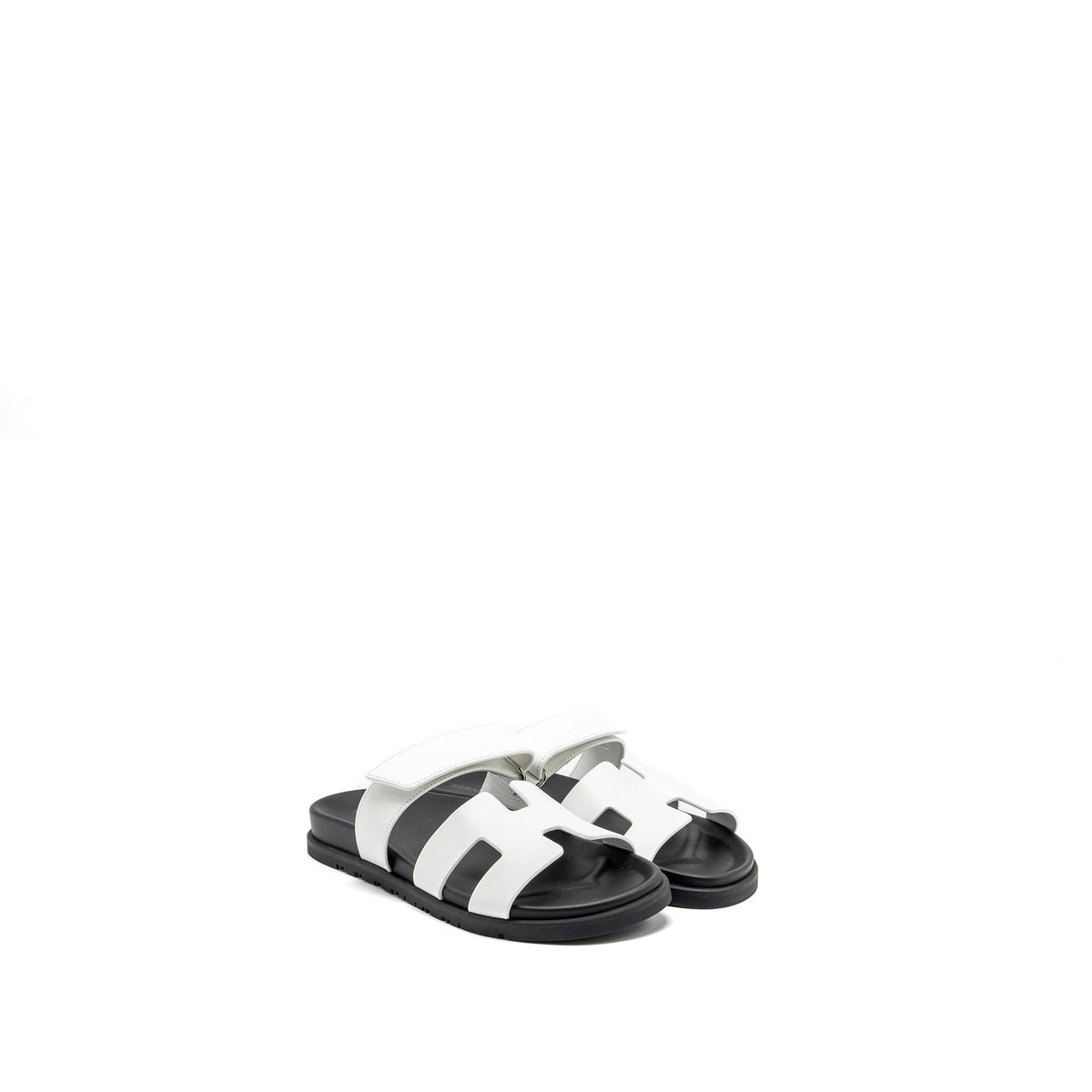 hermes-size-39-chypre-sandals-white-black