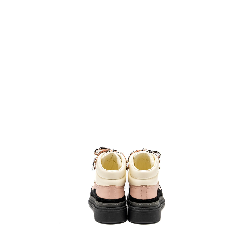 chanel-size-38-ankle-bookts-multicolor-cream-pink-black