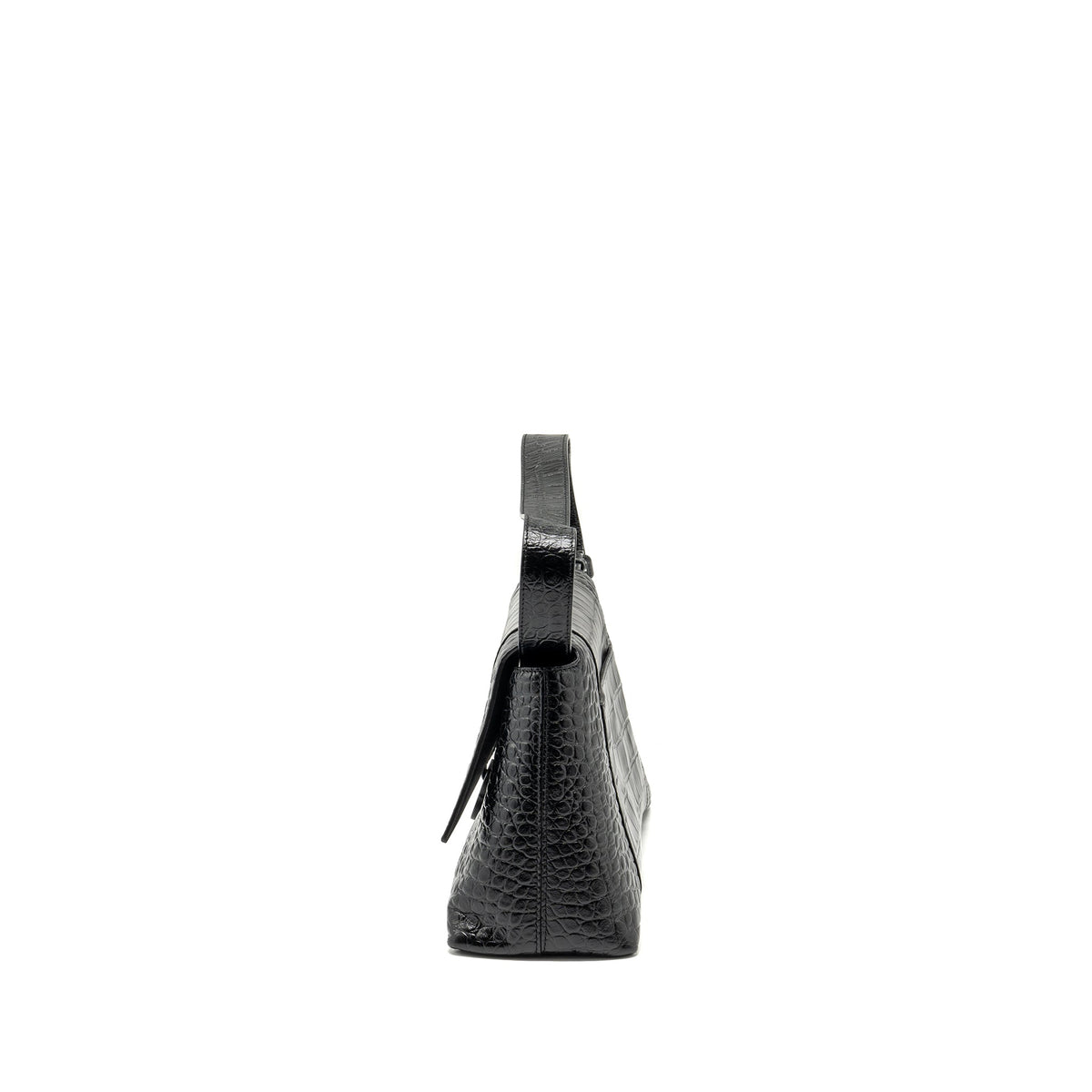 balenciaga-limited-edition-downtown-small-shoulder-bag-croc-embossed-calfskin-black-with-black-hardware-copy