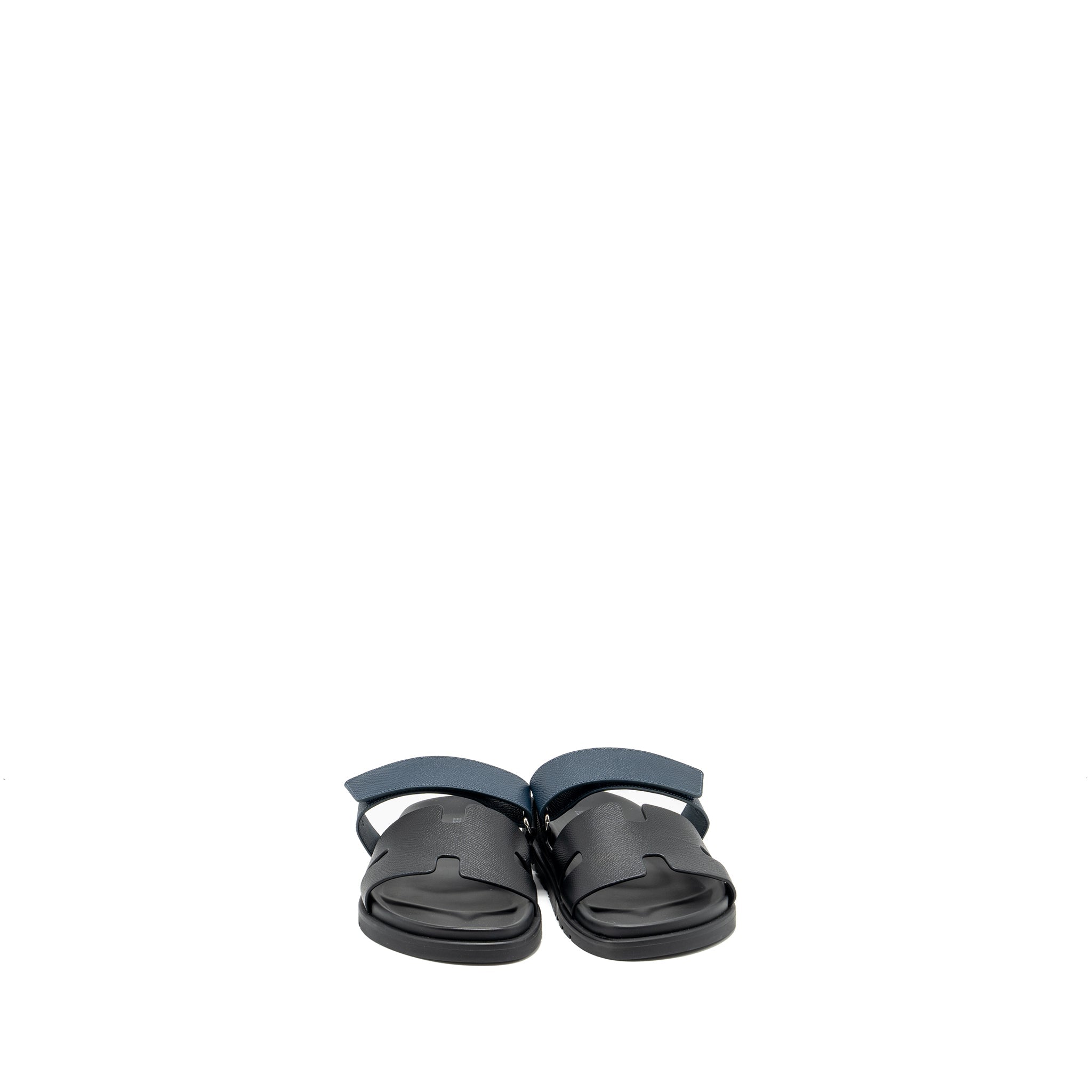 hermes-size-39-chypre-sandals-black-blue