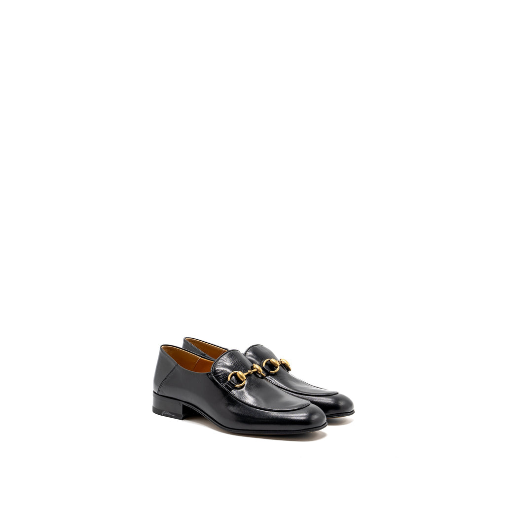 gucci-size-38-horsebit-loafer-black-ghw