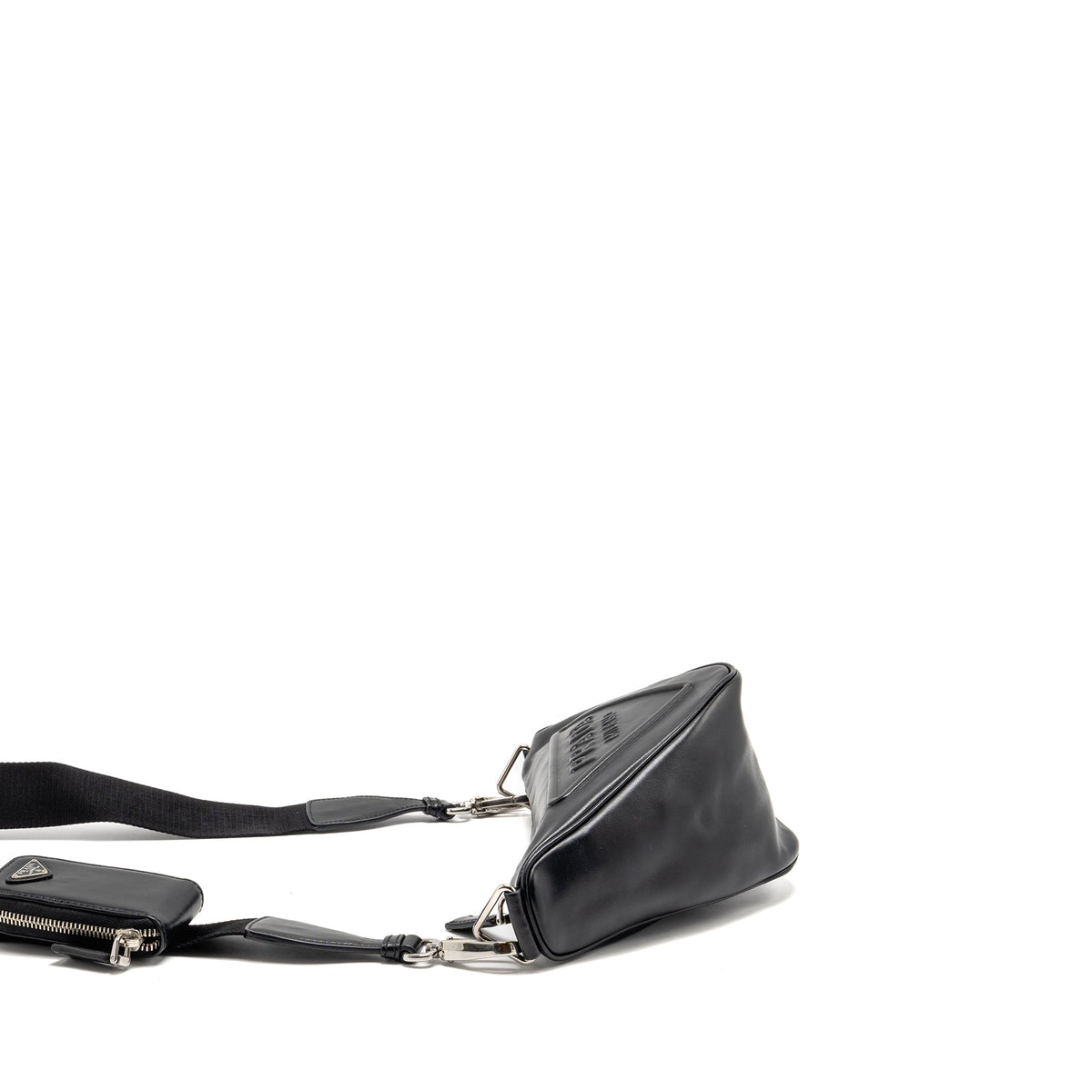 prada-triangle-shoulder-bag-leather-black-shw-no-price