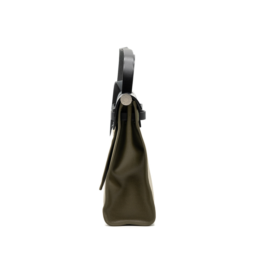 hermes-herbag-31-zip-bag-tolie-h-berline-canvas-vache-hunter-lichen-ecru-beige-black-shw-stamp-z