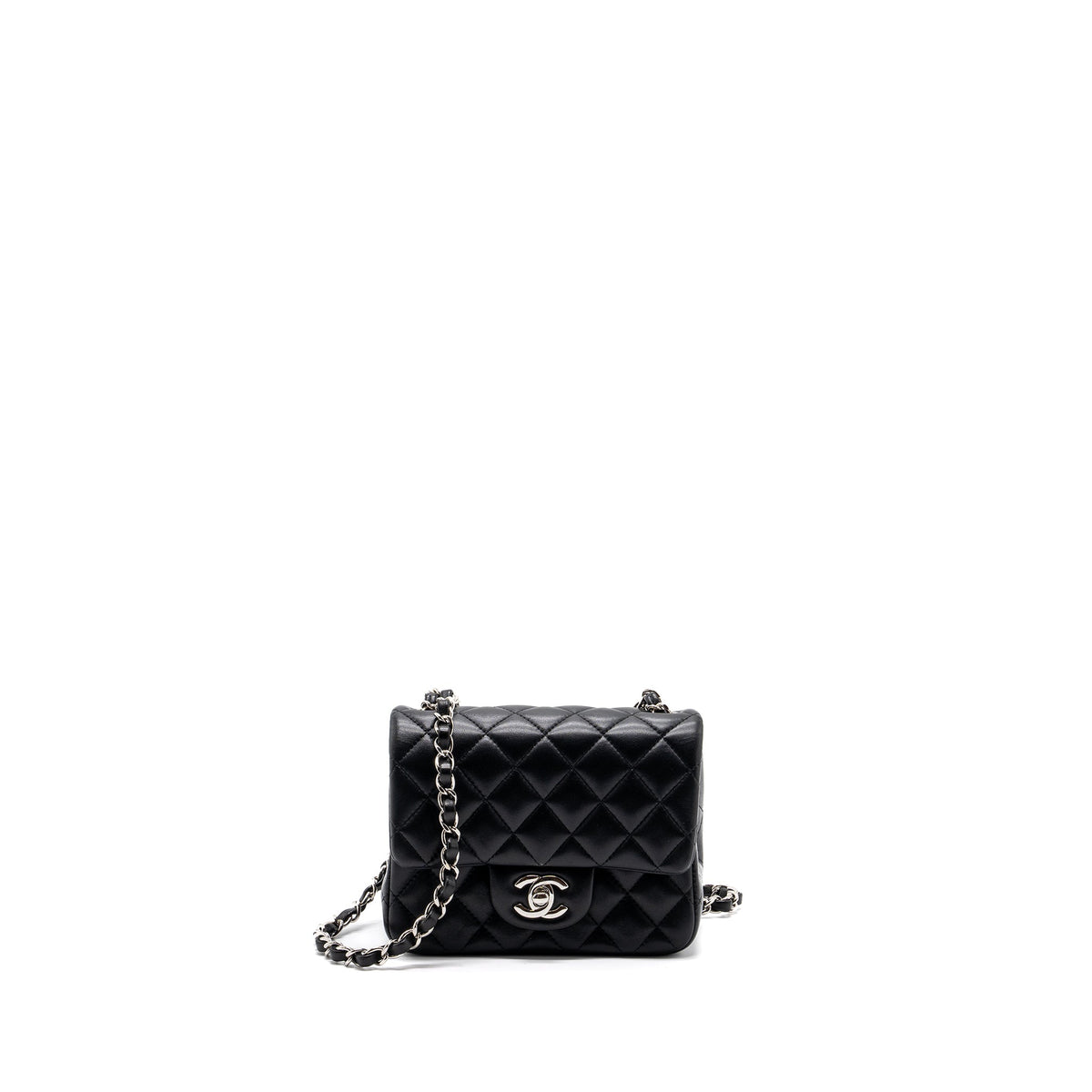 copy-of-chanel-mini-square-flap-bag-lambskin-black-shw