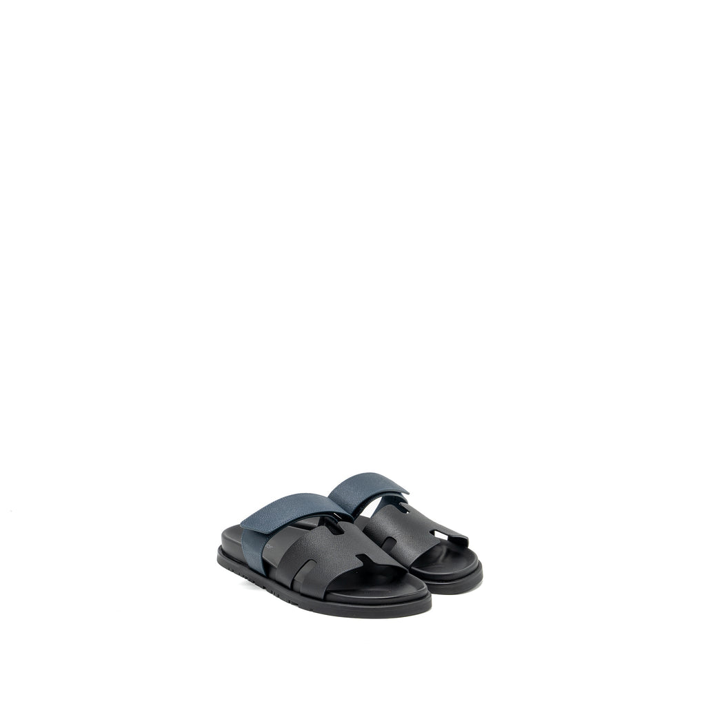 hermes-size-39-chypre-sandals-black-blue