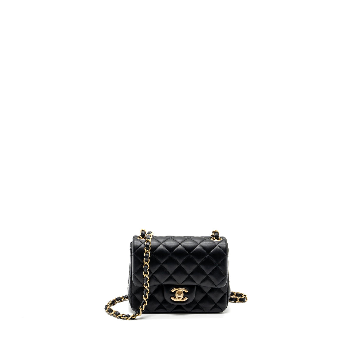 chanel-classic-mini-square-flap-bag-lambskin-black-brushed-ghw