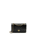 chanel-medium-classic-double-flap-bag-lambskin-black-ghwmicrochip
